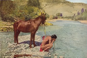 Guerrier Apache, Rio Navaho, Arizona