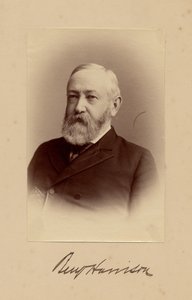 Benjamin Harrison (1833-1901), 23e président des États-Unis, photo par George Prince, Washington DC - American Photographer
