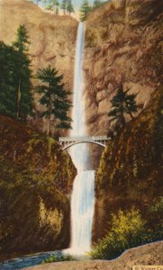 Pont Benson à Multnomah Falls (photo couleur) - American Photographer