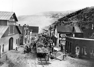 Black Hawk, inondation, vers 1895