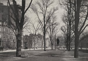 Boston : Commonwealth Avenue (photo n/b) - American Photographer