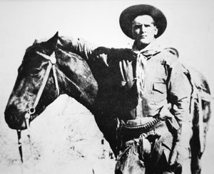 Butch Cassidy (1866-1908/09) avec son cheval