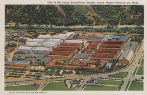 Californie : Un des grands studios insonorisés où sont réalisés les films