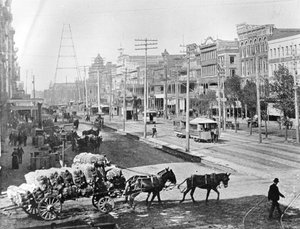 Canal Street, La Nouvelle-Orléans, Louisiane, vers 1890 - American Photographer