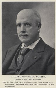 Colonel George E Waring, ancien commissaire des rues - American Photographer