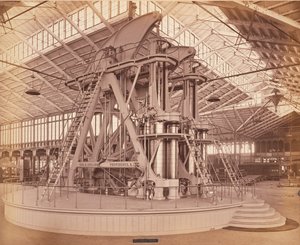 Moteur Corliss, Exposition internationale du centenaire, Philadelphie, 1876