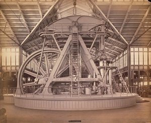 Moteur Corliss, Exposition internationale du centenaire, Philadelphie, 1876 (tirage albuminé)