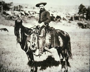 Chef de piste cowboy au Montana
