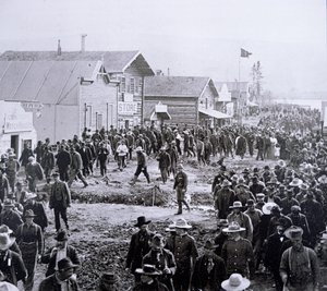 Dawson City pendant la ruée vers l