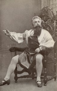 Emil Fischer, as Hans Sachs, dans "Die Meistersinger Von Nurnburg" (photo n/b) - American Photographer