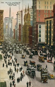 Cinquième avenue et 42e rue, New York (photo couleur) - American Photographer