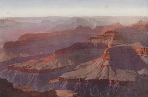 Grand Canyon, Arizona, coucher de soleil depuis Hopi Point (photo colorisée) - American Photographer