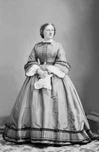 Harriet Lane, vers 1860 (photo n/b) - American Photographer