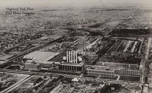 Usine Highland Park, Ford Motor Company, Détroit, Michigan