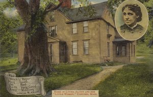 Maison de Louisa M Alcott et de ses Petites Femmes, Concord, Massachusetts, États-Unis (photo couleur) - American Photographer