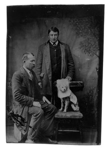 Honus Wagner et un ami, vers 1898 - American Photographer