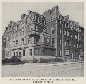 Maison de Henry Marquand, Sixty-Eighth Street et Madison Avenue - American Photographer