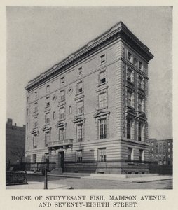 Maison de Stuyvesant Fish, Madison Avenue et Seventy-Eighth Street - American Photographer