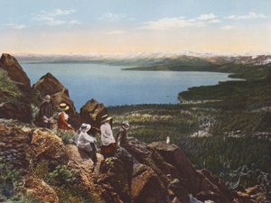 Lac Tahoe depuis le Mont Watson, Californie (photo couleur) - American Photographer