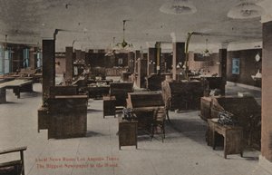 La plus grande salle de rédaction, Los Angeles Times, le plus grand journal du monde (photo) - American Photographer