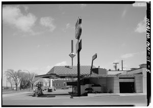 Station-service de la Lindholm Oil Company, Cloquet, Minnesota