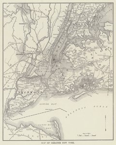 Carte du Grand New York - American Photographer