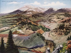 Col Marshall et Mont Ouray (photo couleur) - American Photographer