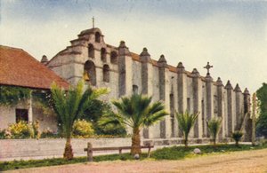 Mission San Gabriel près de Los Angeles (photo couleur) - American Photographer