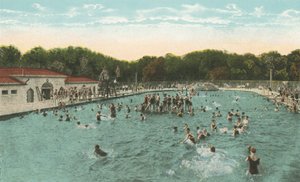La Nouvelle-Orléans : Piscine de City Park (photo couleur) - American Photographer