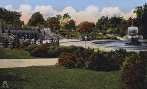 New York : Terrasse et fontaine de Bathesda, Central Park (photo couleur) - American Photographer