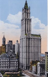 New York : Woolworth Building (photo couleur) - American Photographer