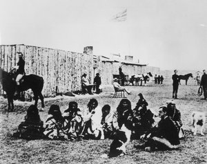 Police montée du Nord-Ouest à Fort Calgary en 1876 - American Photographer