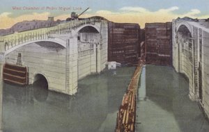 Canal de Panama, chambre ouest de l