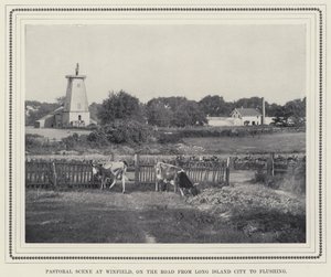 Scène pastorale à Winfield, sur la route de Long Island City à Flushing - American Photographer