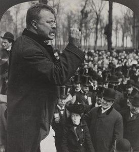 Le président Roosevelt à Evanston - American Photographer