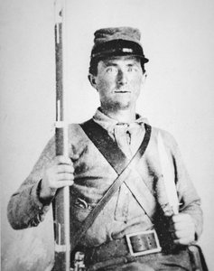 Soldat John LeRoy Williams, armée confédérée - American Photographer