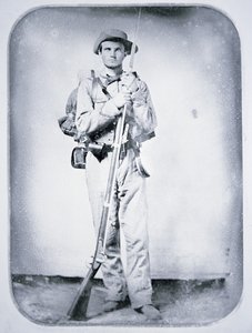 Soldat Thomas Taylor, Armée Confédérée (photo n/b) - American Photographer