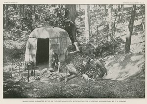 Groupe de carrière en plâtre installé sur le site de Piny Branch - American Photographer