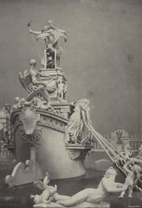 Vue arrière de la barge d