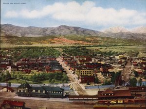 Salida et Mount Ouray (photo couleur)