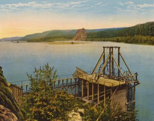 Roue à saumon sur le fleuve Columbia (photo couleur) - American Photographer