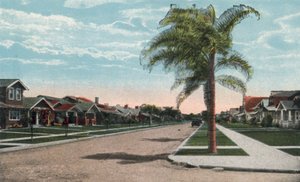 San Diego, Californie : Residence Street (photo couleur) - American Photographer