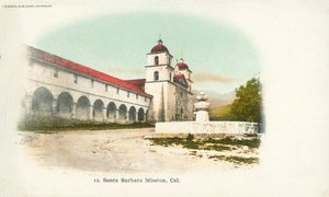 Mission de Santa Barbara, Californie (photo couleur) - American Photographer