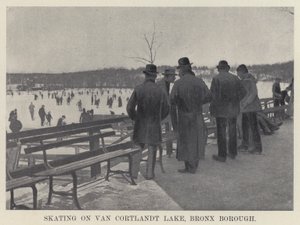 Patinage sur le lac Van Cortlandt, arrondissement du Bronx - American Photographer