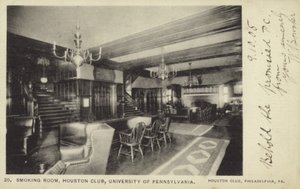 Salle de fumeurs, Houston Club, Université de Pennsylvanie, Philadelphie - American Photographer