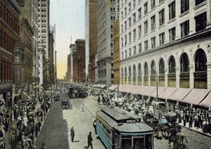 State Street, vue vers le nord depuis Van Buren Street - American Photographer