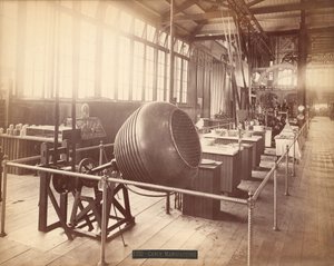 Exposition de Stephen F. Whitman & Sons dans le Hall des Machines de l