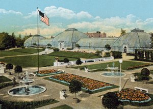 Jardins en contrebas et conservatoire, Washington Park - American Photographer