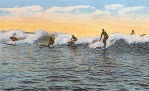 Surf Riders, Hawaï (photo couleur)