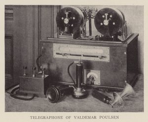 Télégraphe de Valdemar Poulsen (photo n/b) - American Photographer